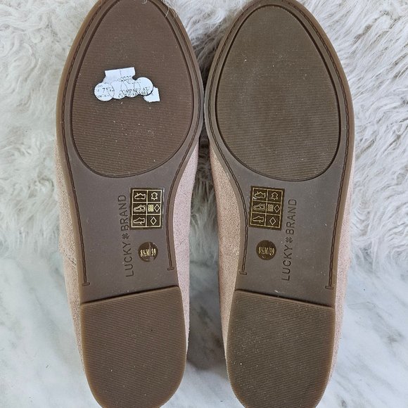 Lucky Brand Women's Pink Suede Loafers Size 8.5 - Picture 4 of 7